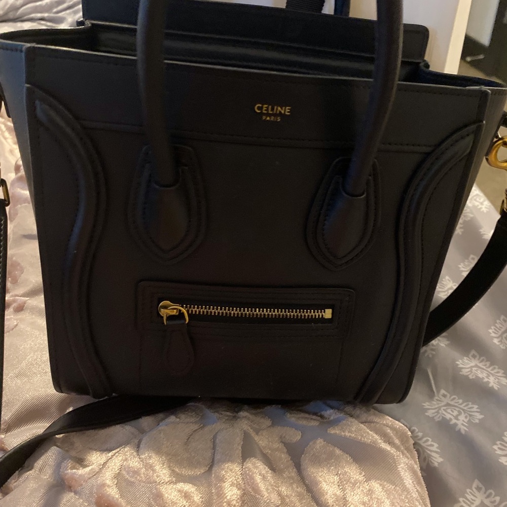 Celine bag Nano luggage smooth calfskin - Picture 8 of 11